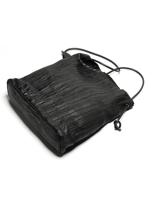 Retro Ruffled Single-shoulder Bag