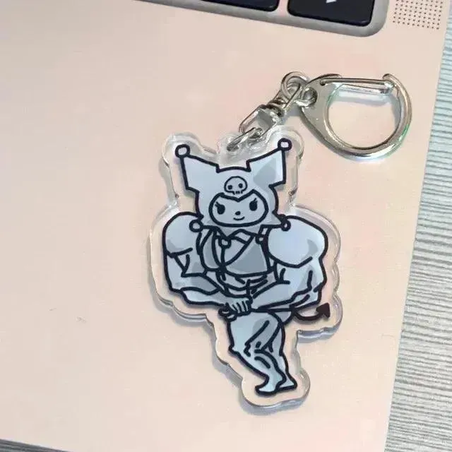 Sanrio Muscle Mania Keychain