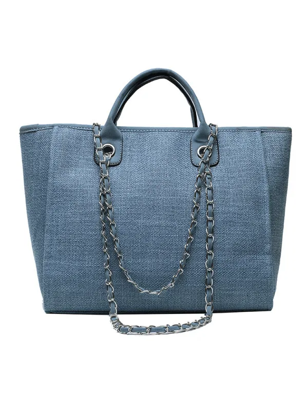Slate Large Tote Bag