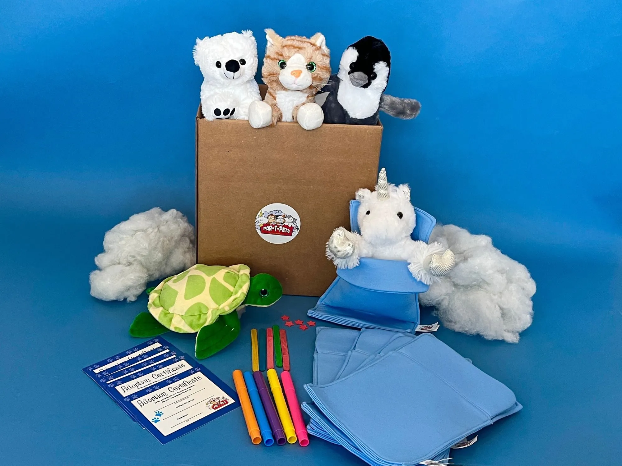 SLUMBER PARTY THEME Teddy making Kits  5 Pack MIX AND MATCH