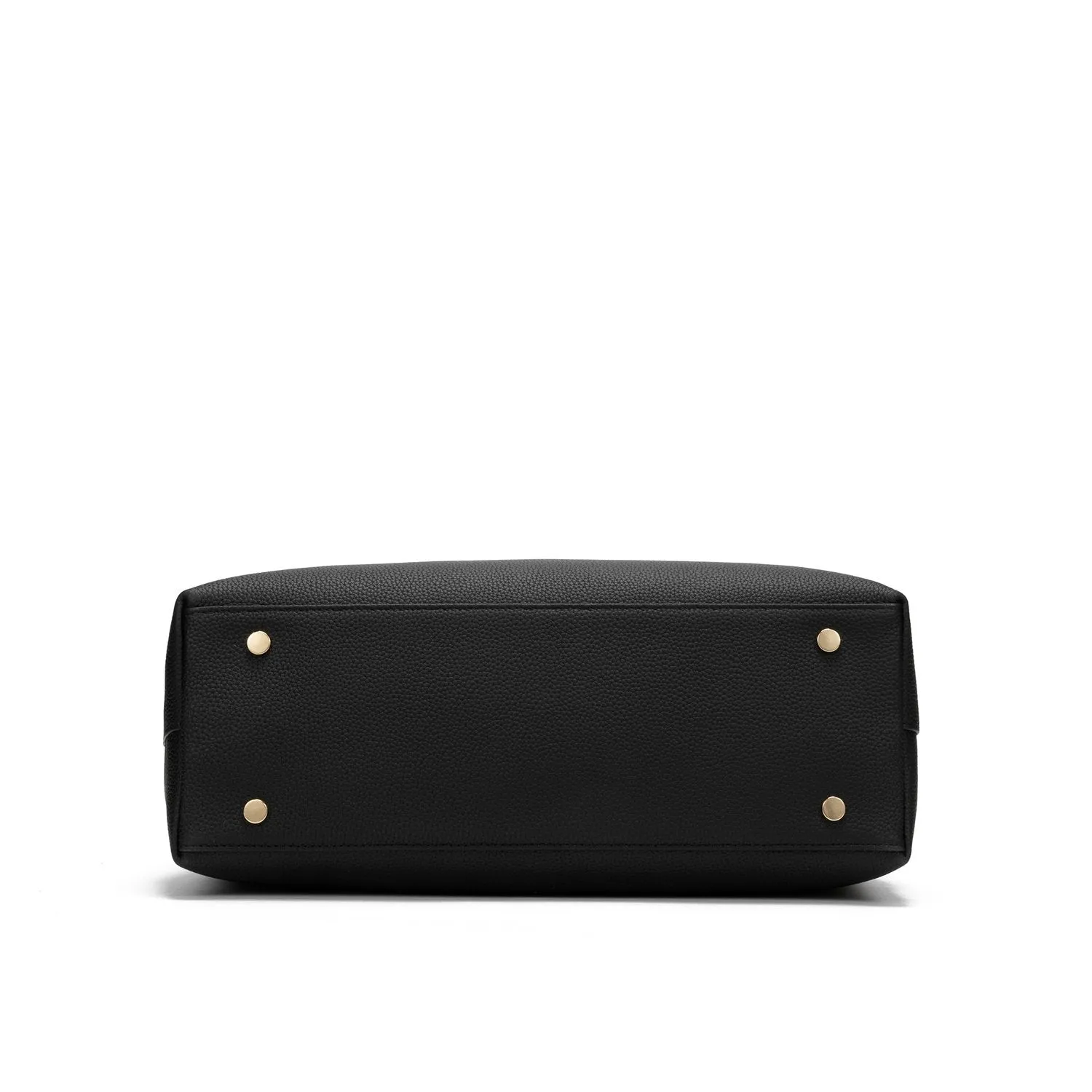 Stella Genuine Leather Handbag (Black)