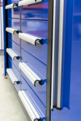 Ultimate Compact 10 Drawer Workbench - On Castors For Mobility - FREE SHIPPING