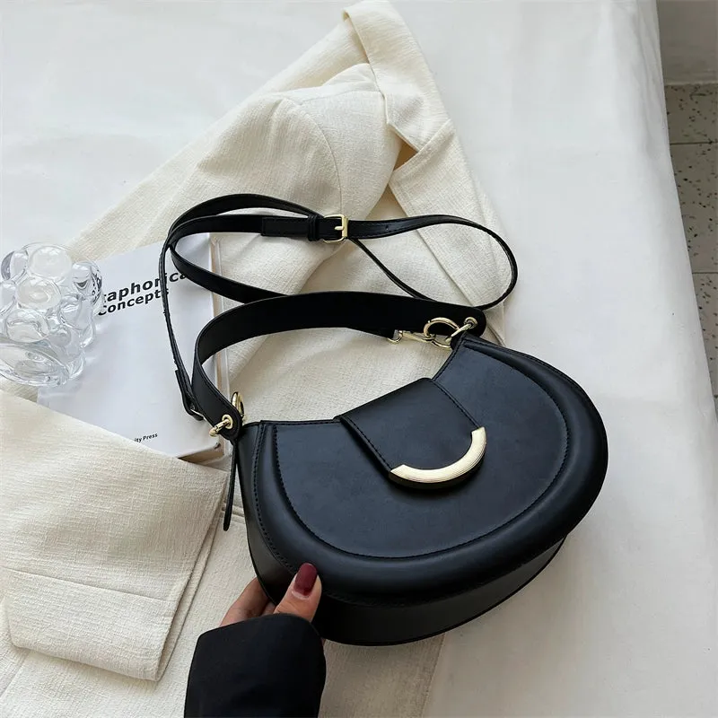 Women's Bag Retro Spring/Summer Popular Hot-Selling Product Saddle Bag