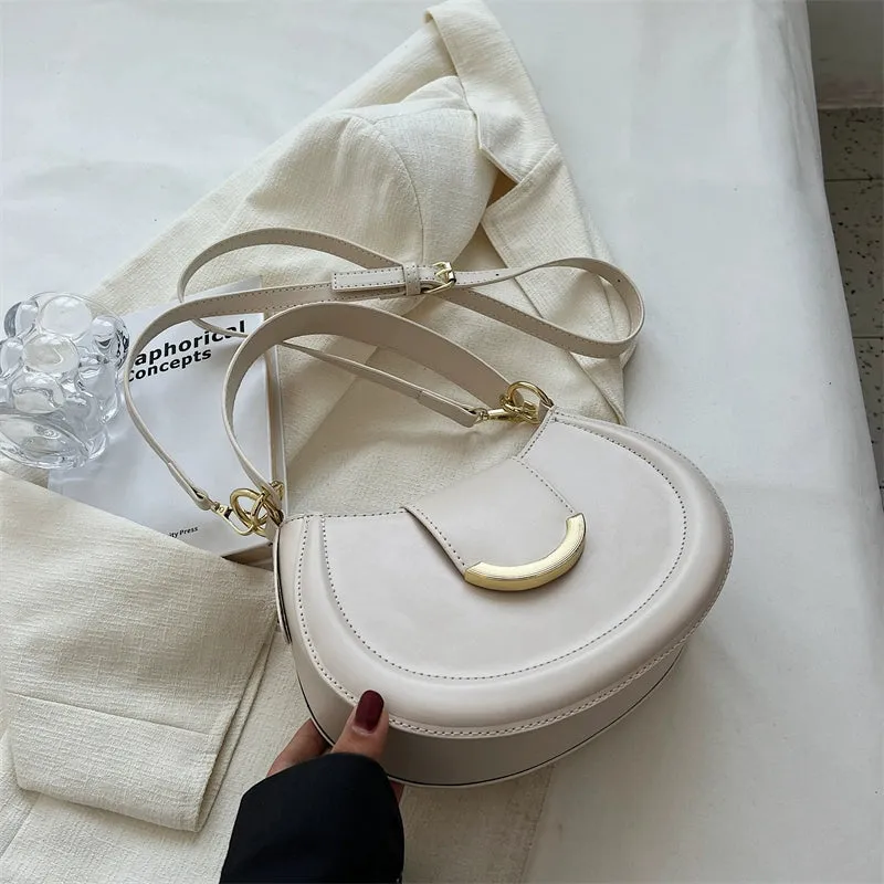 Women's Bag Retro Spring/Summer Popular Hot-Selling Product Saddle Bag