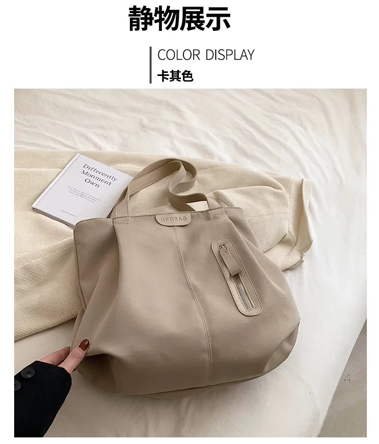 Women's Summer Japanese Lazy Canvas Bag